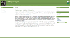 Desktop Screenshot of buddhistphilosophy.net